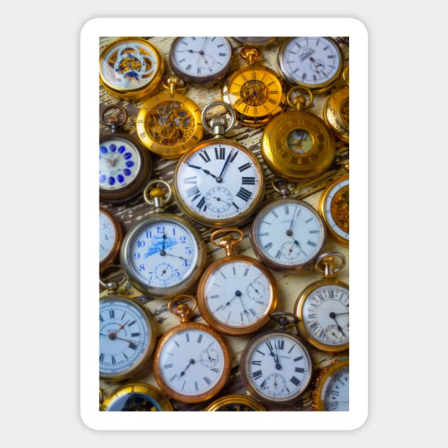 Beautiful Antique Pocket Watches Sticker by photogarry